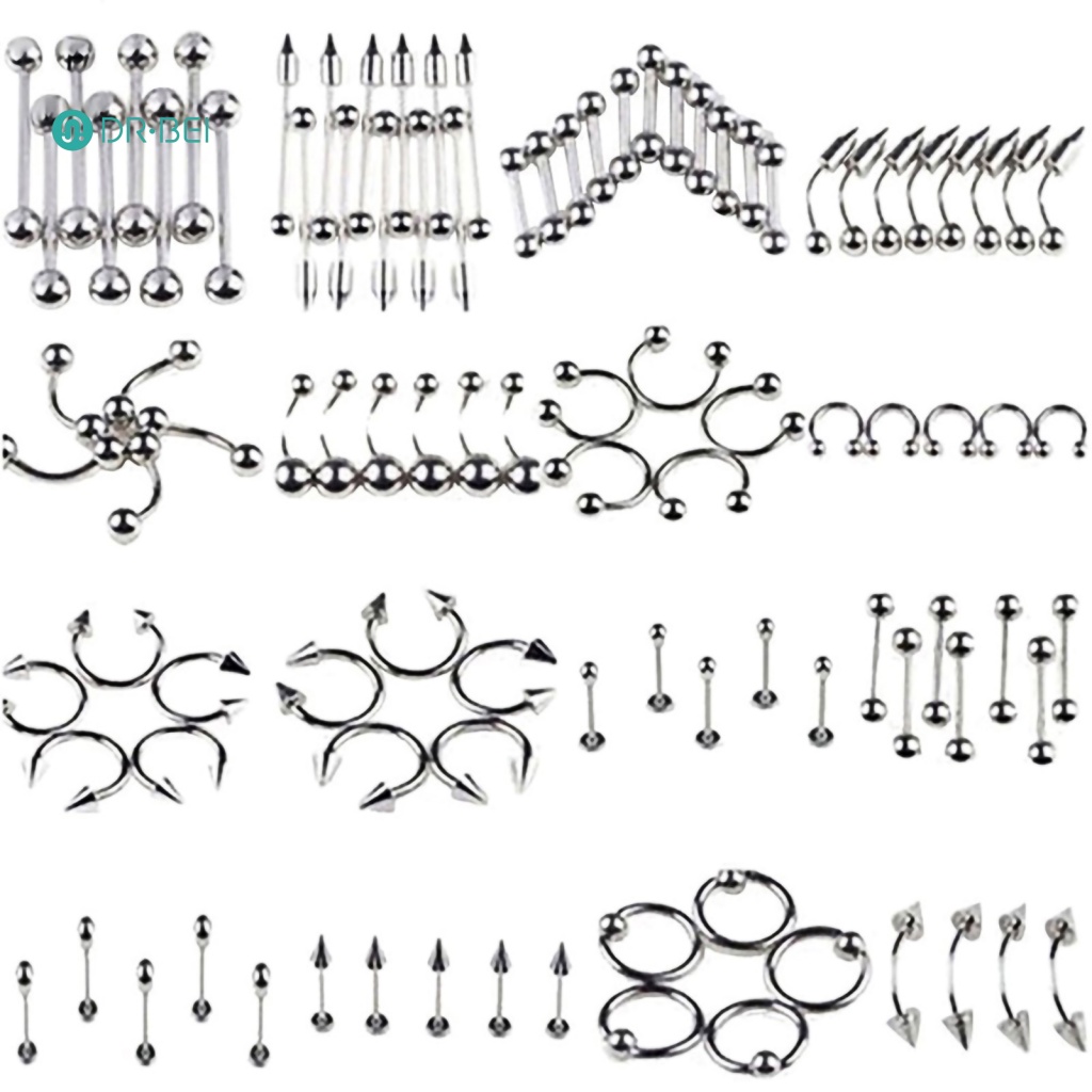 dr-bei-จิวเจาะร่างกาย-สเตนเลส-316l-เป็นมิตรกับผิวหนัง-แฟชั่น-สําหรับชีวิตประจําวัน-15-60-85-ชิ้น