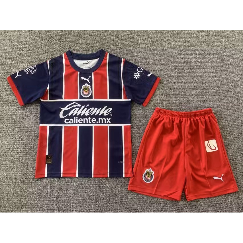 เสื้อกีฬาแขนสั้น ลายทีมชาติฟุตบอล Chivas Two Guest 2223 ชุดเหย้า และ ...