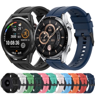 สายนาฬิกาข้อมือซิลิโคน 20 มม. 22 มม. แบบเปลี่ยน สําหรับ Huawei Watch GT 3 SE GT 2 2e 3 Pro Runner 42 มม. 46 มม.