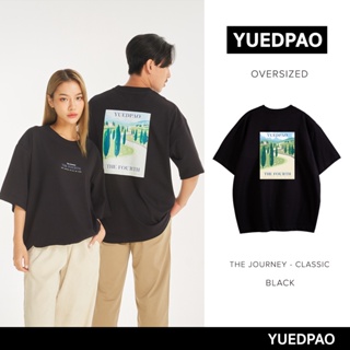 Yuedpao Limited Collection ฉลองครบรอบ 4 ปี รับประกันไม่ย้วย 2 ปี เสื้อยืดโอเวอร์ไซส์  YP The Journey Classic สี Bla_04