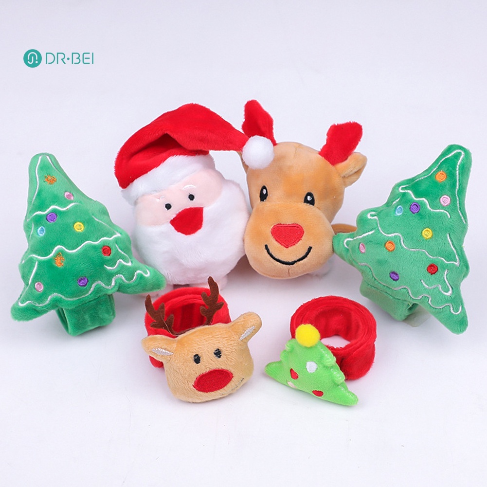 dr-bei-คริสต์มาส-ซานต้า-กวาง-หมวก-ต้นไม้-ตบวงกลม-สร้อยข้อมือ-สายรัดข้อมือ-ปาร์ตี้-เด็ก-ของขวัญ