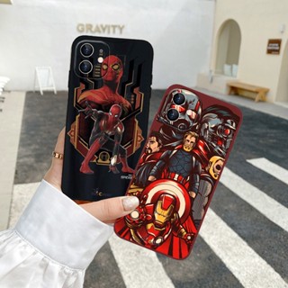 เคสโทรศัพท์มือถือแบบนิ่ม ผิวด้าน ลายซุปเปอร์แมน กัปตัน สไปเดอร์ สําหรับ OPPO A54 A15 A15S A16 A16S A12 A12E A3S A5S A5 A9 A53 A33 2020 A83 A91 A92 A93 A94 A95 A75S A59 A71