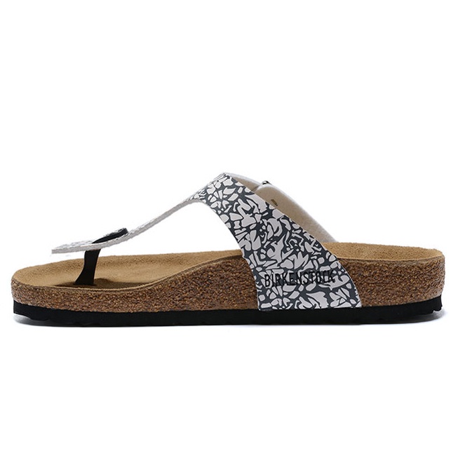 original-birkenstock-gizeh-mens-and-womens-classic-cork-black-and-white-striped-slippers-34-46