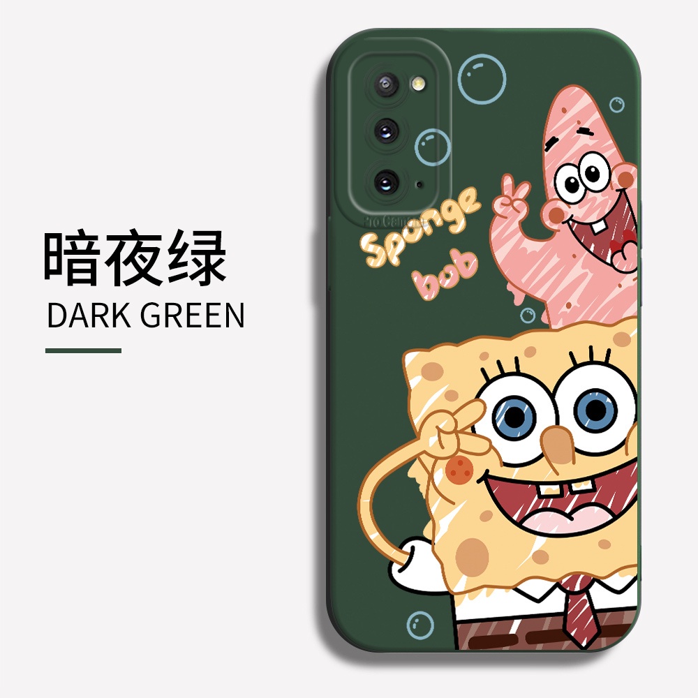 สําหรับ-samsung-galaxy-s20-s21-plus-ultra-fe-5g-เคสโทรศัพท์ซิลิโคน-tpu-แบบนิ่ม-ลายการ์ตูนสพันจ์บ็อบ-กันกระแทก-ป้องกันเลนส์