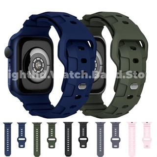 สายนาฬิกาข้อมือ สไตล์สปอร์ต สําหรับ Smart Watches Series Ultra 8 7 6 SE 5 4 3 2 1 ขนาด 49 มม. 41 มม. 45 มม. 44 มม. 42 มม. 40 มม. 38 มม.