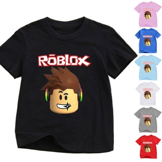 ROBLOX Summer Children Boys Girls Short Sleeve Shirt Children T-shirt_03