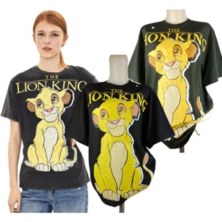 เสื้อยืด ขนาดใหญ่ พิมพ์ลาย Disney The Lion King สําหรับผู้หญิง_05