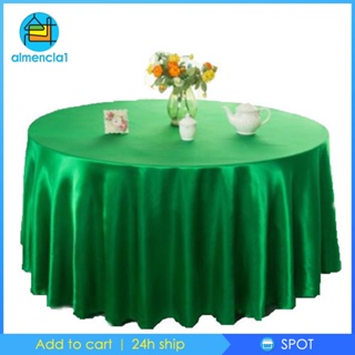 [Almencla1] ผ้าปูโต๊ะ ผ้าซาติน ทรงสี่เหลี่ยม ขนาด 57 นิ้ว สําหรับงานแต่งงาน