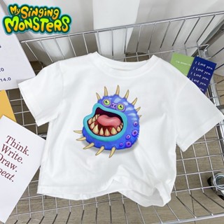 เสื้อยืด พิมพ์ลายการ์ตูน My Singing Monsters แฟชั่น สําหรับเด็กผู้ชาย และเด็กผู้หญิง อายุ 1-12 ปี