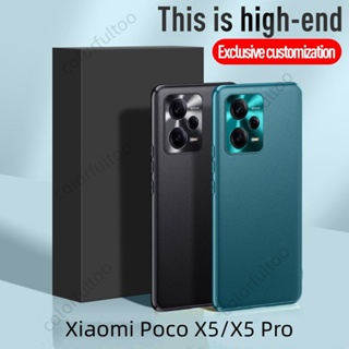 เคสโทรศัพท์มือถือหนัง Pu แบบแข็ง บางพิเศษ หรูหรา สําหรับ Xiaomi Poco X5 Pro 5G X5Pro PocoX5Pro