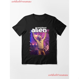 Resident Alien Series Essential T-Shirt เสื้อยืดแขนสั้น overside เสื้อยืดผู้หญิง เสื้อยืดผู้ชาย เสื้อยืดพิมพ์ลาย เสื้อแฟ