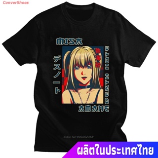 ConverShoes เสื้อยืดกีฬา เสื้อยืดแขนสั้นพิมพ์ลาย Death Note Misa Amane สําหรับผู้ชาย Popular T-shirts