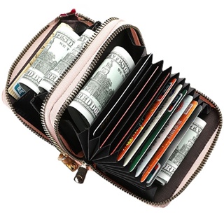 กระเป๋าสตางค์ หนัง PU 13 ช่อง มีซิป ขนาดเล็ก จุของได้เยอะ ใส่บัตรเครดิตได้ สําหรับผู้ชาย และผู้หญิง DJ-025