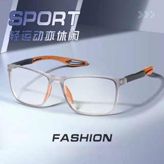 แว่นสายตาสั้น ป้องกันแสงสีฟ้า ค่าสายตา 0.0 ถึง -6.0 แว่นตากีฬาสายตาสั้นแว่นตาปั่นจักรยานซิลิโคน TR90 แว่นตาแว่นตาผู้ชาย