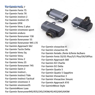 [ElectronicMall01.th] อะแดปเตอร์ชาร์จ Type-C 8 Pin Micro USB ตัวเมีย สําหรับ Garmin Fenix 7 7S