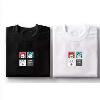 COD Dog Tshirt Minimalist Design for Men Women Round Neck Shirt XK028_02
