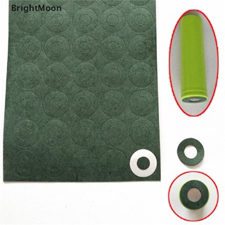 Brightmoon แผ่นปะเก็นฉนวนกันความร้อน 1S 18650 สําหรับบาร์เลย์ 100 ชิ้น