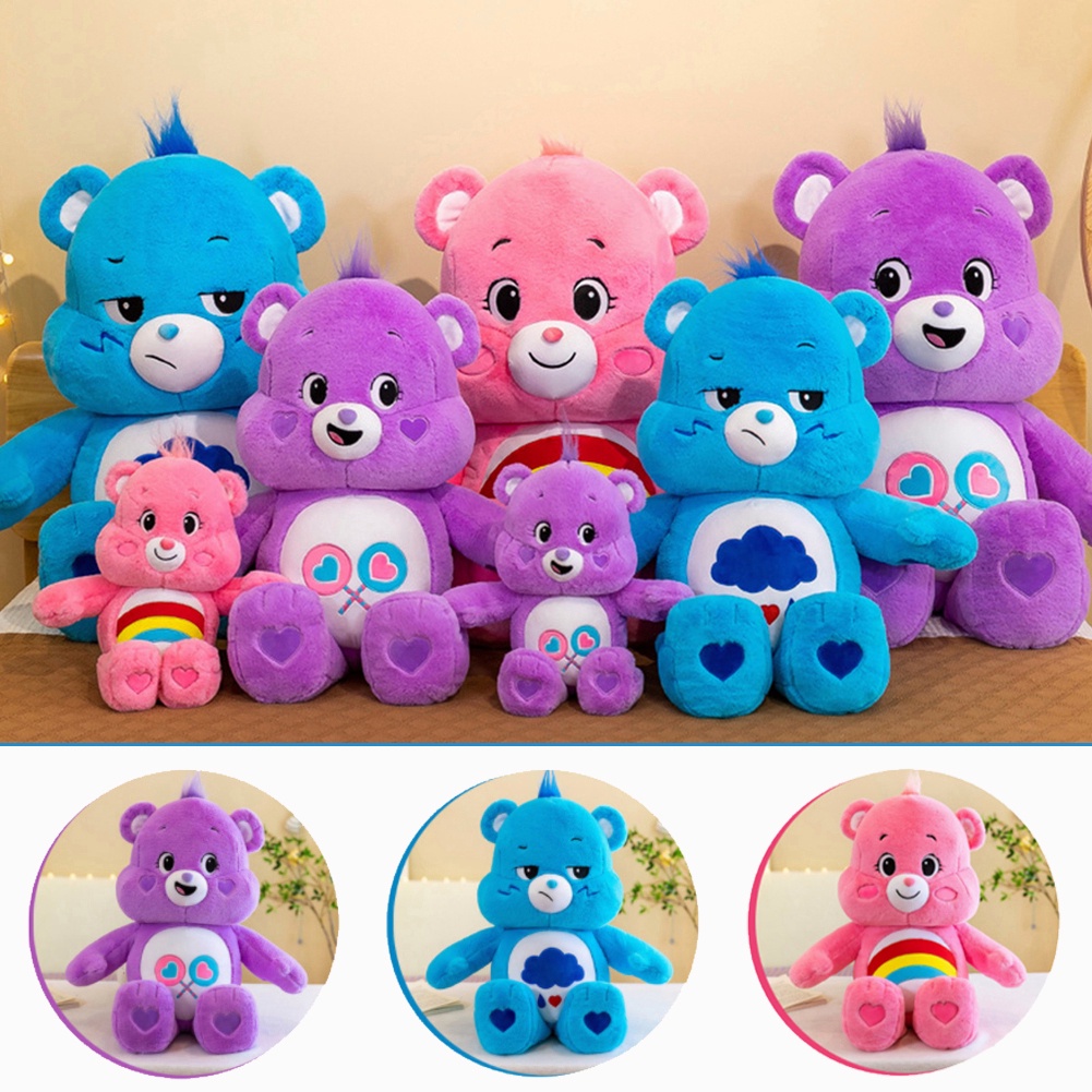 tiktok-carebear-หมีสายรุ้งน่ารัก-ไซด์-1เมตร-27-ซม-48-ซม-น่ารักมากขนนุ่มสุดๆ