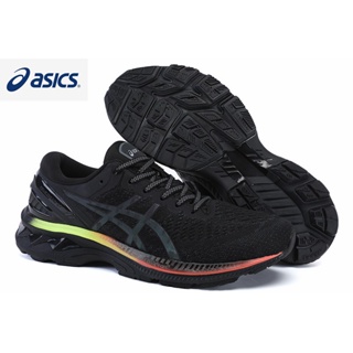 ASICS K27 mens stable cushioning shock absorption running shoes black luminous