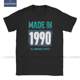 If You Were Born In 1990 Birthday Men T Shirt Legend Celebration Anniversary Humor Tees Short Sleeve T-Shirts Pure _03
