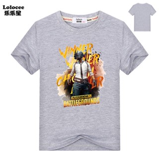 G irls &amp;#39;ตลก pubg เสื้อยืดฤดูร้อนแขนสั้นผู้ชนะไก่อาหารค่ำท็อปส์_03