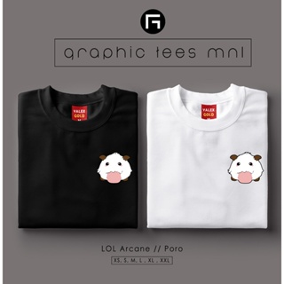 Graphic Tees MNL - GTM League of Legends LOL Arcane 412 Poro Vector Customized Shirt Unisex T-shirt_01