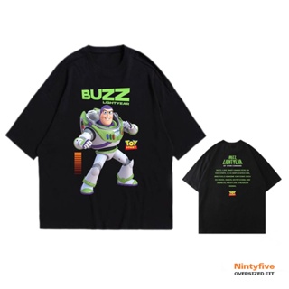 Sh-St-shirt Short-Sleeved T-shirt With Toy Story Buzz Lightyear Printed Oversized S-5XL._05