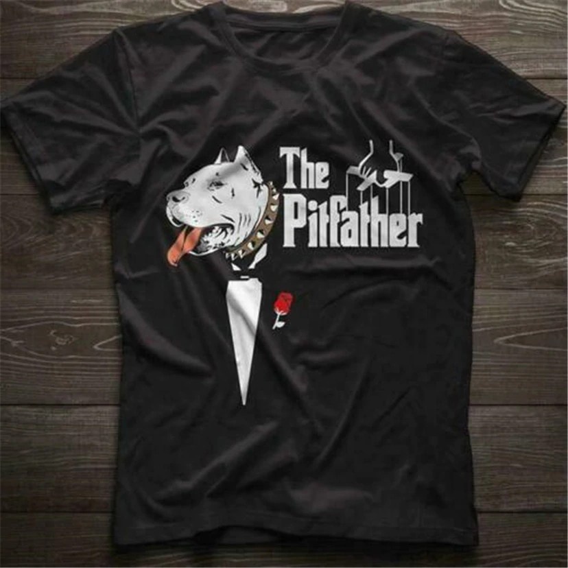 yuanl5-พร้อมส่ง-เสื้อยืด-ผ้าฝ้าย-100-พิมพ์ลาย-pitbull-the-pitfather-สีดํา-พลัสไซซ์-xs-6xl-สําหรับผู้ชาย-ใส่เล่นกีฬา-ฟิ