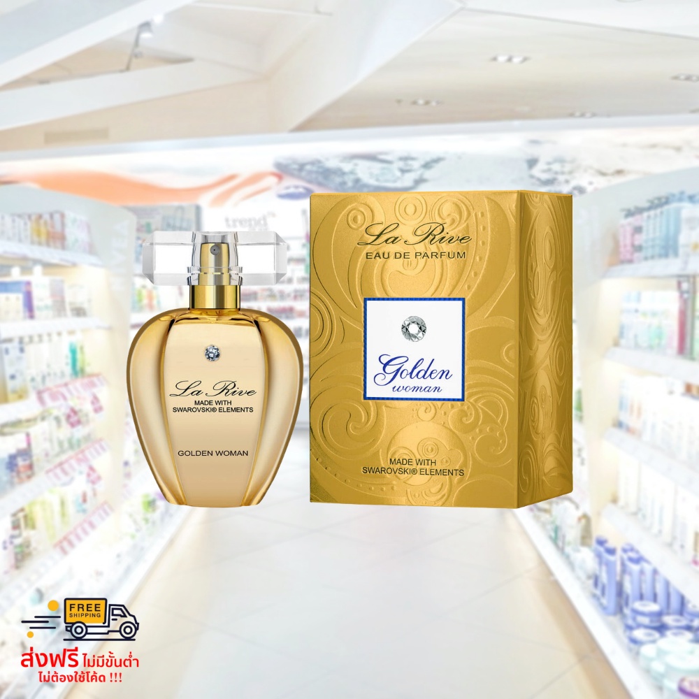 น้ำหอมสำหรับผู้หญิง La Rive Golden Woman Eau de Parfum 75 ml Shopee