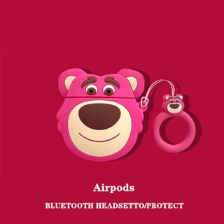 เคสหูฟังบลูทูธไร้สาย ซิลิโคนนิ่ม ลายหมี Lotso สําหรับ Apple Airpods Pro 2 Case 3 1