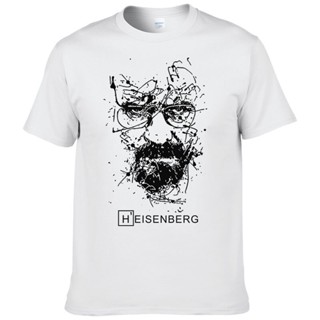 ใหม่ เสื้อยืดลําลอง แขนสั้น พิมพ์ลาย Breaking Bad Heisenberg Camisetas Hombre แฟชั่นสําหรับผู้ชาย #191_01