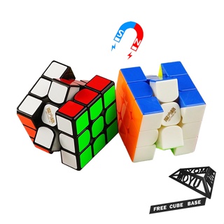 Qiyi รูบิคแม่เหล็ก 3x3 MoFangGe Thunderclap V3 M 3x3x3 Magic Cube