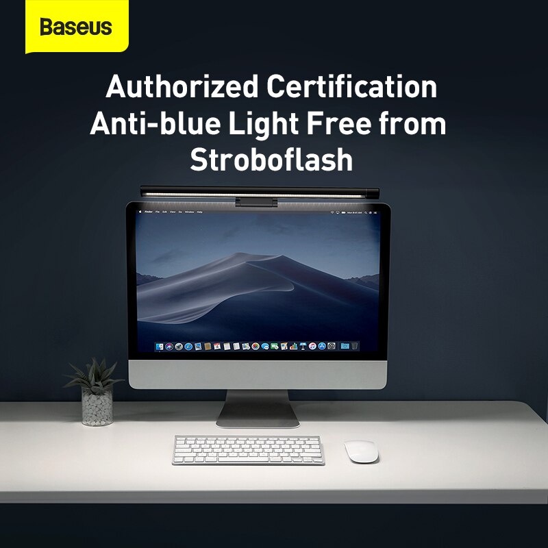 Baseus LED Light Desk Lamp ไฟติดหน้าจอ โคมไฟแขวนหน้าจอ สําหรับอ่าน ...
