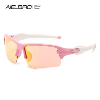 Aielbro แว่นตากันแดด เลนส์โพลาไรซ์ เหมาะกับการขี่รถจักรยานเสือภูเขา สําหรับผู้ชาย และผู้หญิง