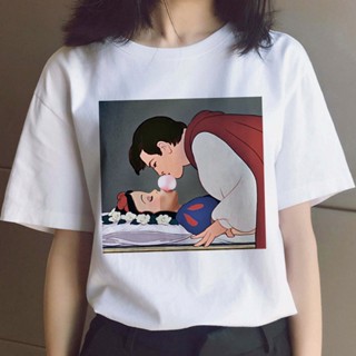 Aesthetic Disney Princess Snow White Funny T-shirt Harajuku Grunge Streetwear Tshirt Kawaii_01