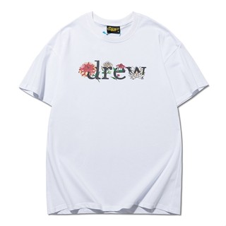 drew new printed cotton casual short-sleeved round neck T-shirt unisex_03