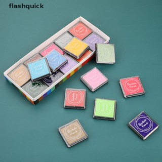 Flashquick แผ่นหมึกยักษ์ หลากสี สําหรับสมุดภาพ งานฝีมือ DIY 20 ชิ้น