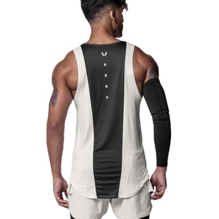 [GYMen]  ผู้ชาย  กีฬา ออกกำลังกาย  เสื้อกล้าม vest  คอกลม ทรงหลวม ขนาดใหญ่ สไตล์อเมริกัน สําหรับผู้ชาย ใส่ออกกําลังกาย วิ่ง