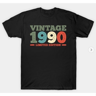 B2vf 1990 birthday Mens fashion 100% cotton short sleeve O-neck T-shirt□_03
