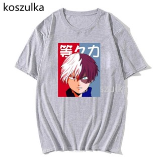 My Hero Academia T-Shirt Men Manga Deku Tee Shirt Funny Harajuku Anime Boku No Hero Academia Tshirt Shoto Todoroki _04