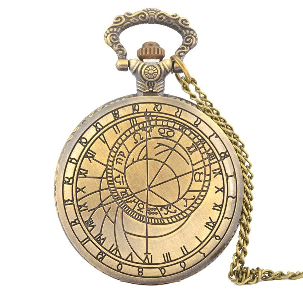 Backstage Fob Watches Men Quartz With Necklace Pocket Watch