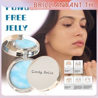 Candy Bella Oil Control Pressed Powder Jelly Powder-Free Texture Exquisite Nature Nude Makeup Long Lasting Uni Bri