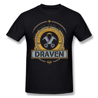 DRAVEN LIMITED EDITION T Shirt White League Of Legends LOL MOBA Printed Tshirt Summer Large TShirts_03