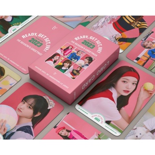 พร้อมส่ง โปสการ์ดโลโม่ SEASONS GREETINGS Rei Liz Wonyoung Yujin Leeseo Gaeul IVE 2023 55 ชิ้น ต่อกล่อง