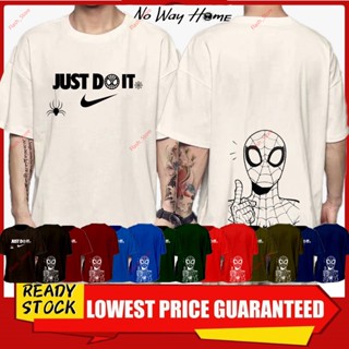 Premium Cotton SPIDERMAN X NIKE Tshirt 100% Cotton Baju Lelaki &amp; Perempuan Unisex Round neck Short Sleeve Ready St_08