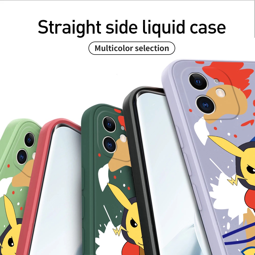 สําหรับ-samsung-galaxy-a12-a22-a32-4g-5g-เคสโทรศัพท์มือถือ-ซิลิโคนนิ่ม-กันกระแทก-ป้องกันเต็มกล้อง-ลายการ์ตูนปิกาจู-โปเกม่อน-สีสันสดใส