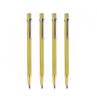ปากกาตัดเพชร คาร์ไบด์ สีทอง สําหรับตัดกระจก 4 ชิ้น