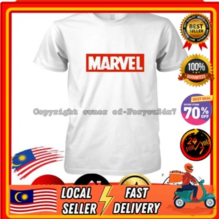 Marvel t-shirt unisex / Round neck Cotton t-shirt Marvel / 80 % Big Sales  MARVEL TSHIRT BAJU / UNISEX TEE 100% COT_08