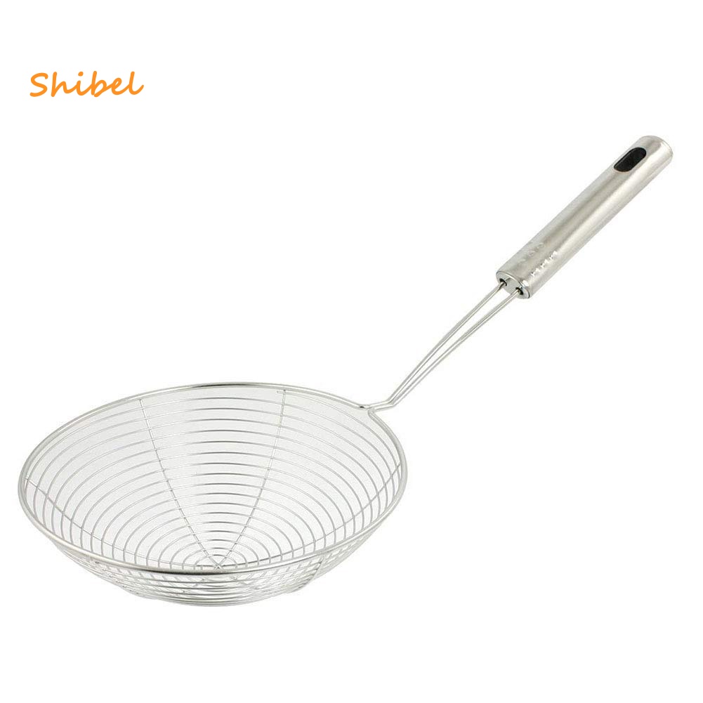 shibel-กระชอนกรองอาหาร-สเตนเลส-สําหรับทอดอาหาร