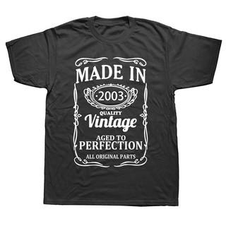 Vintage 2003 18 Years Old T Shirt Men Cotton Short Sleeve T-shirt Tshirt Camiseta Clothing Funny New Fathe_03